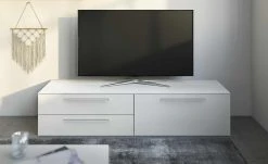 Gallery M TV-Lowboard Arrive | Weiß Ausrichtung rechts