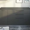 Gallery M Sideboard Arrive | Grau Ausrichtung links