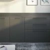 Gallery M Sideboard Arrive | Grau Ausrichtung links