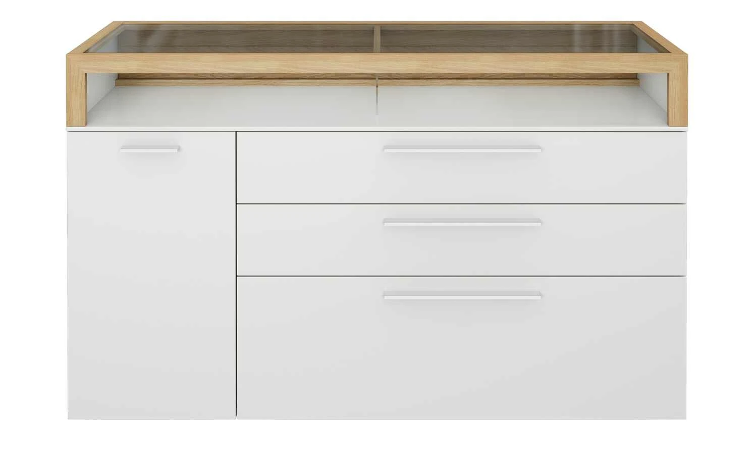 Gallery M Sideboard Arrive | Weiß / Eiche Ausrichtung links 3 Gallery M Sideboard Arrive | Weiß / Eiche Ausrichtung links – Bild 3