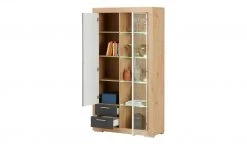Vitrine Fiesta | Asteiche (Nachbildung) / Grau -Kommode & Sideboards Verkäufe 13205958 2 202202171235