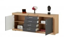 Sideboard Fiesta | Asteiche(Nachbildung) / Grau -Kommode & Sideboards Verkäufe 13205961 8 202209202232