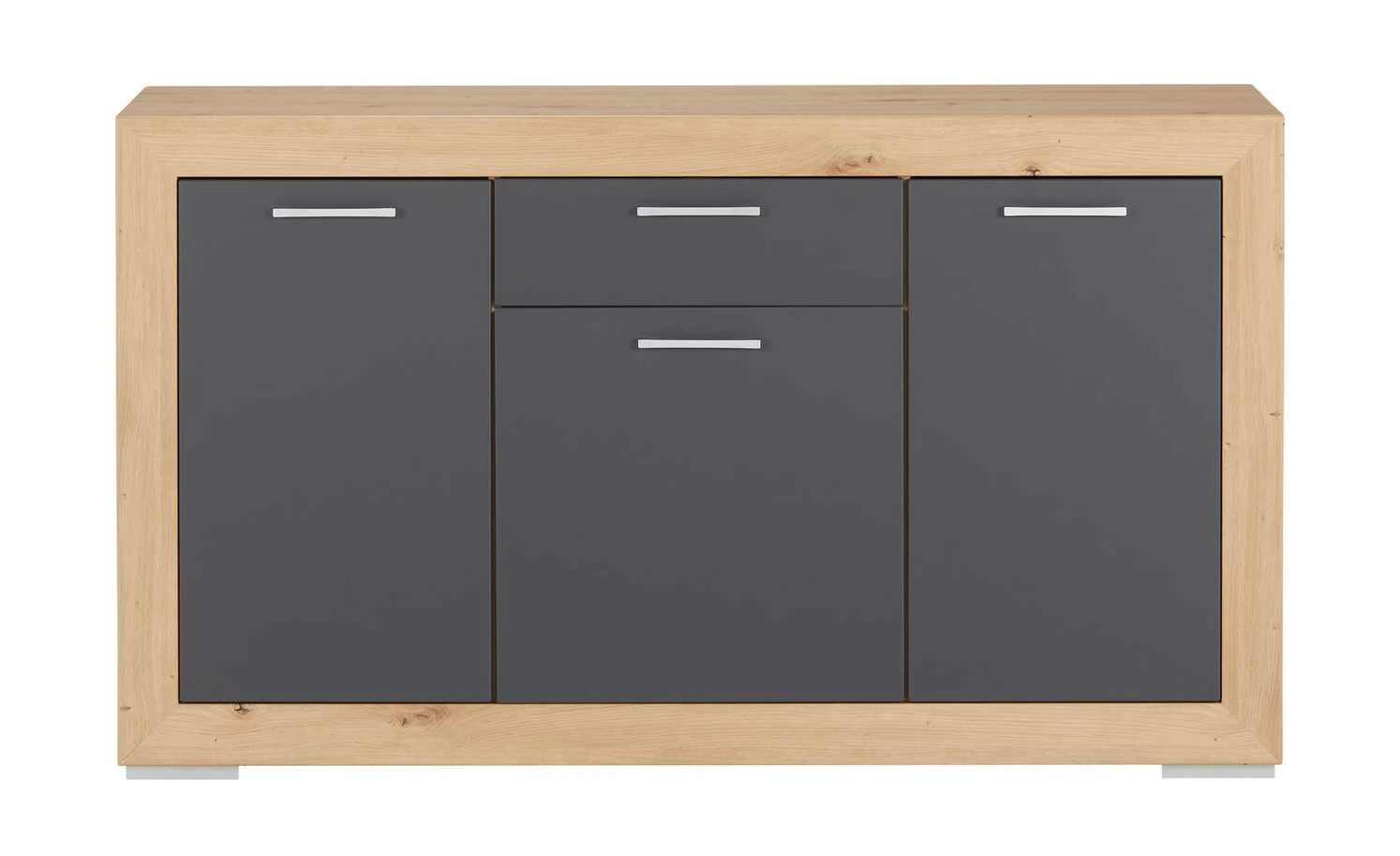 Sideboard Fiesta | Asteiche (Nachbildung) / Grau 2 Sideboard Fiesta | Asteiche (Nachbildung) / Grau – Bild 2