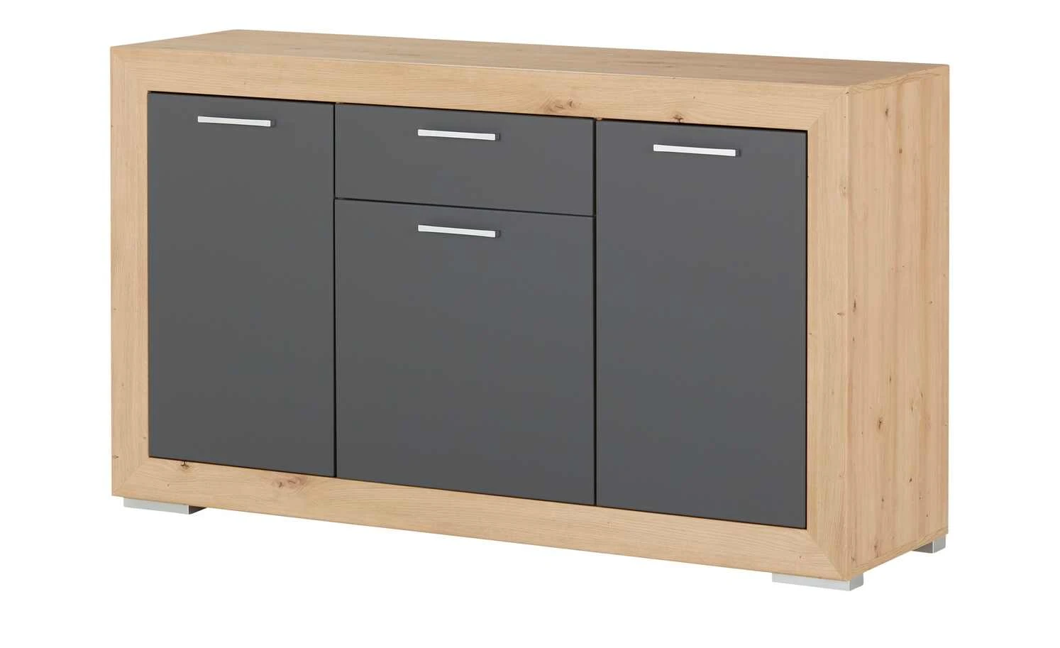 Sideboard Fiesta | Asteiche (Nachbildung) / Grau 1 Sideboard Fiesta | Asteiche (Nachbildung) / Grau