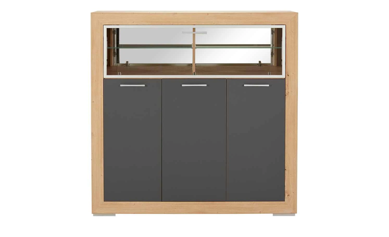 Barschrank Fiesta | Asteiche (Nachbildung) / Grau 12 Barschrank Fiesta | Asteiche (Nachbildung) / Grau – Bild 12