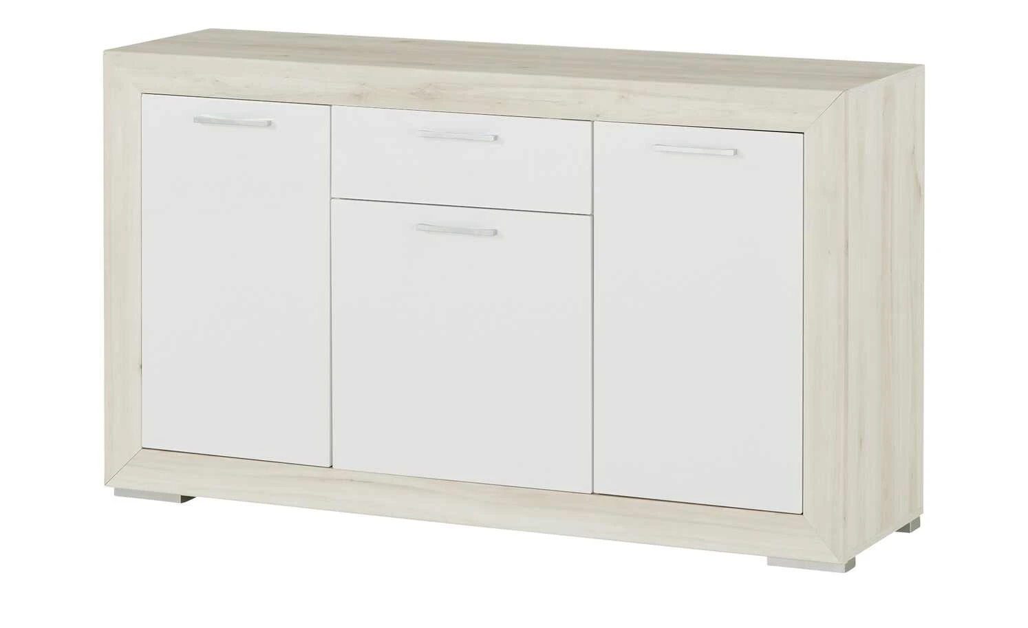 Sideboard Fiesta | Eiche hell (Nachbildung) / Weiß 1 Sideboard Fiesta | Eiche hell (Nachbildung) / Weiß