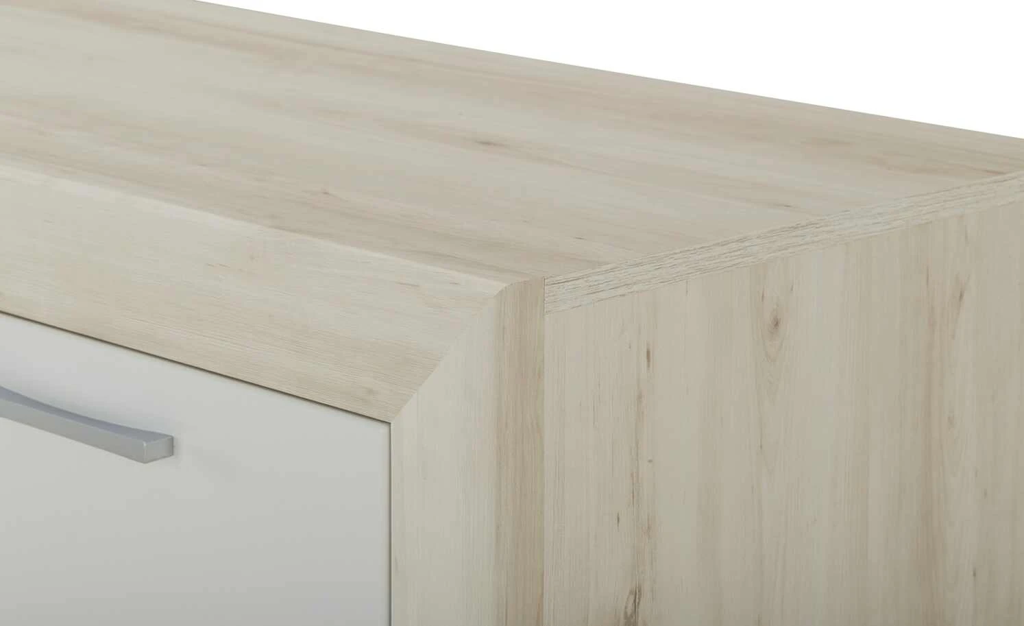 Lowboard Fiesta | Eiche hell (Nachbildung) / Weiß 5 Lowboard Fiesta | Eiche hell (Nachbildung) / Weiß – Bild 5