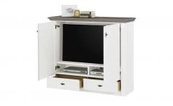 maison bleue TV-Schrank Petit Chalet | Weiß / Graphitgrau -Kommode & Sideboards Verkäufe 13206175 2 202204191232