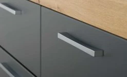 Highboard Fiesta | Asteiche (Nachbildung) / Grau -Kommode & Sideboards Verkäufe 13206544 7 202206222231