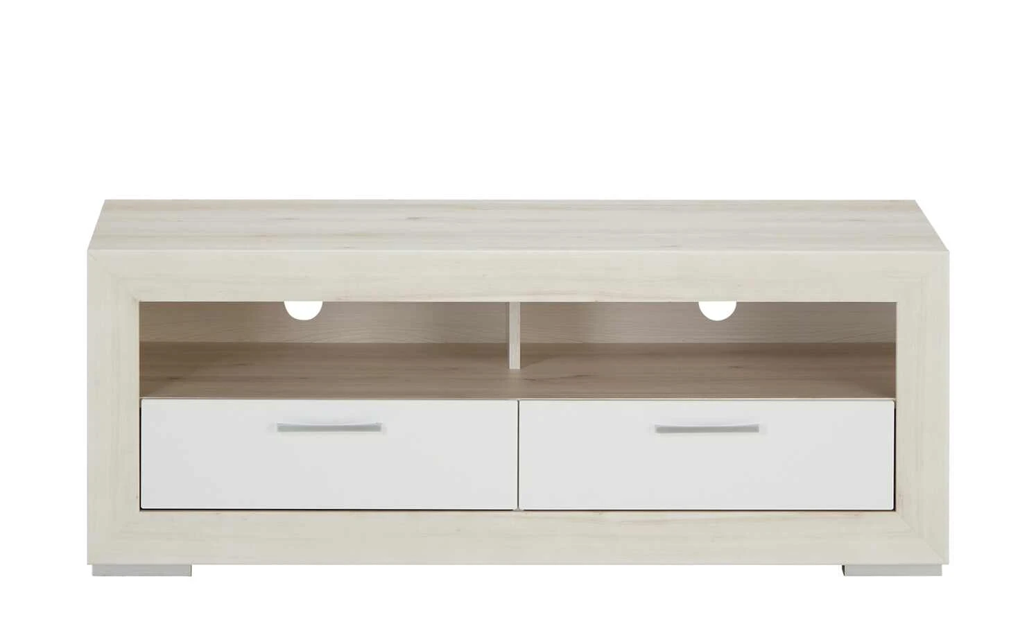 Lowboard Fiesta | Eiche hell (Nachbildung) / Weiß 12 Lowboard Fiesta | Eiche hell (Nachbildung) / Weiß – Bild 12