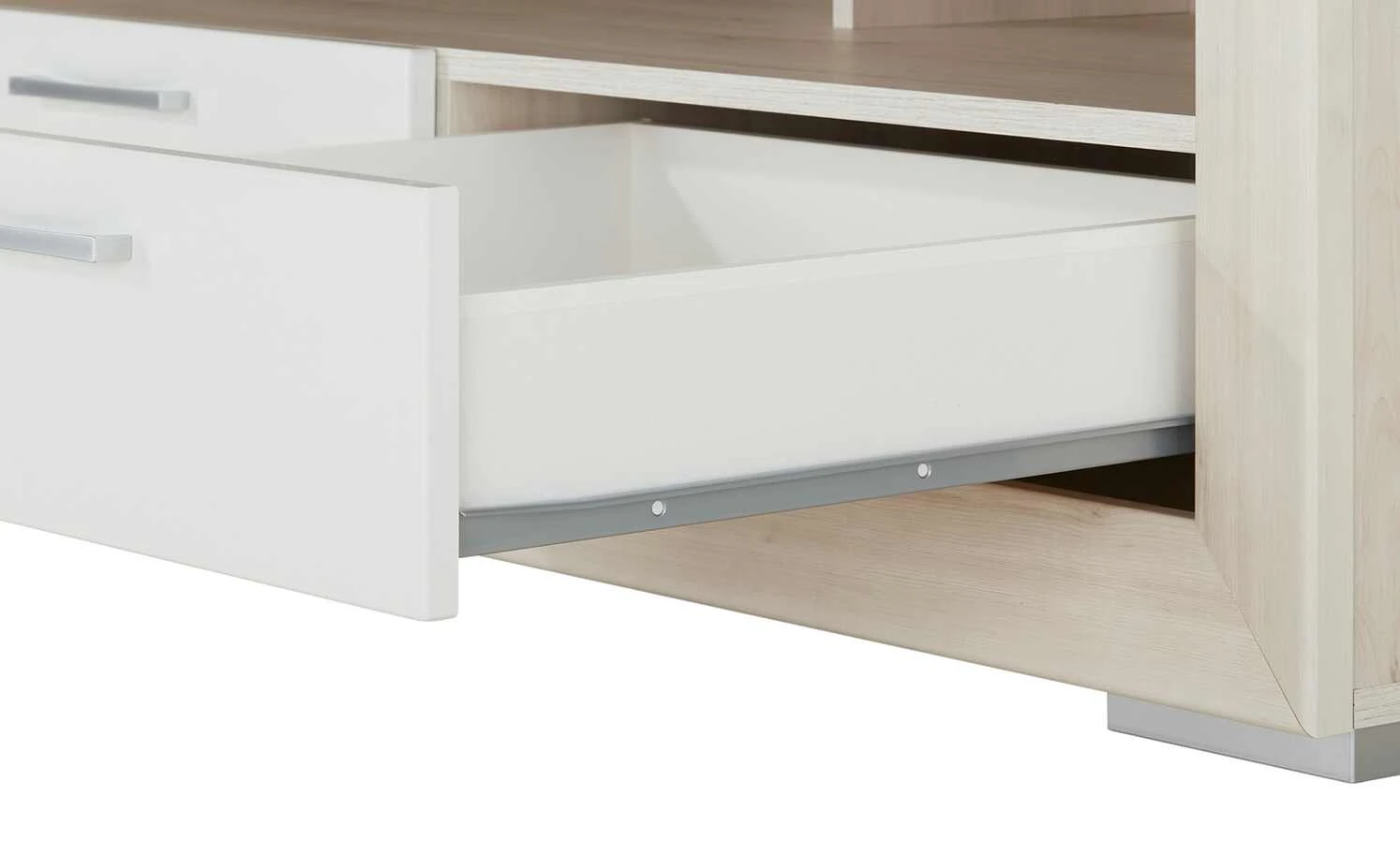 Lowboard Fiesta | Eiche hell (Nachbildung) / Weiß 7 Lowboard Fiesta | Eiche hell (Nachbildung) / Weiß – Bild 7