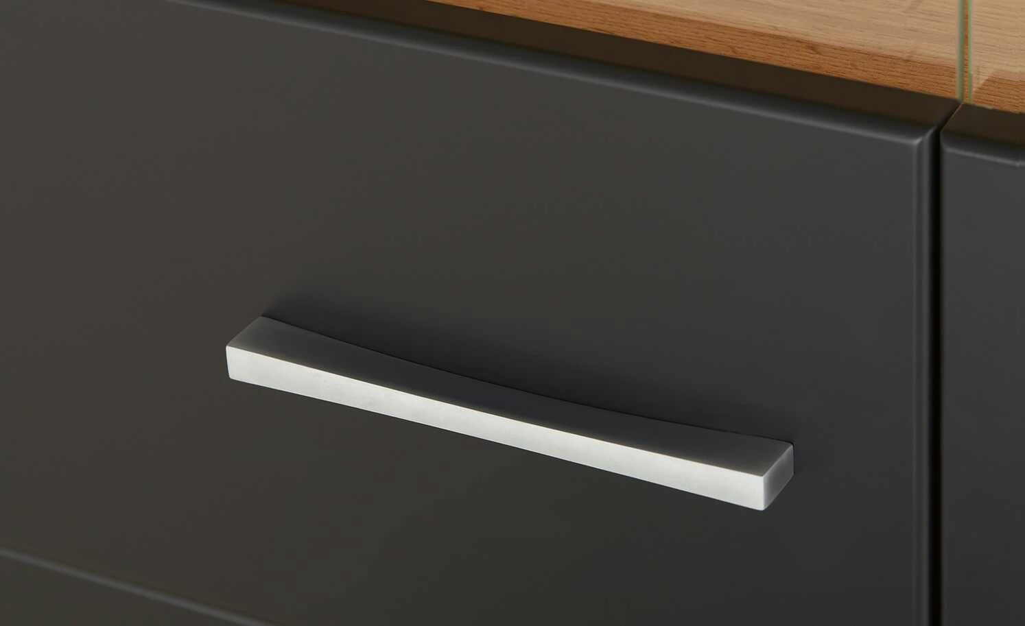 Vitrine Cortina | Schwarz / Eiche Altholz (Nachbildung) 6 Vitrine Cortina | Schwarz / Eiche Altholz (Nachbildung) – Bild 6