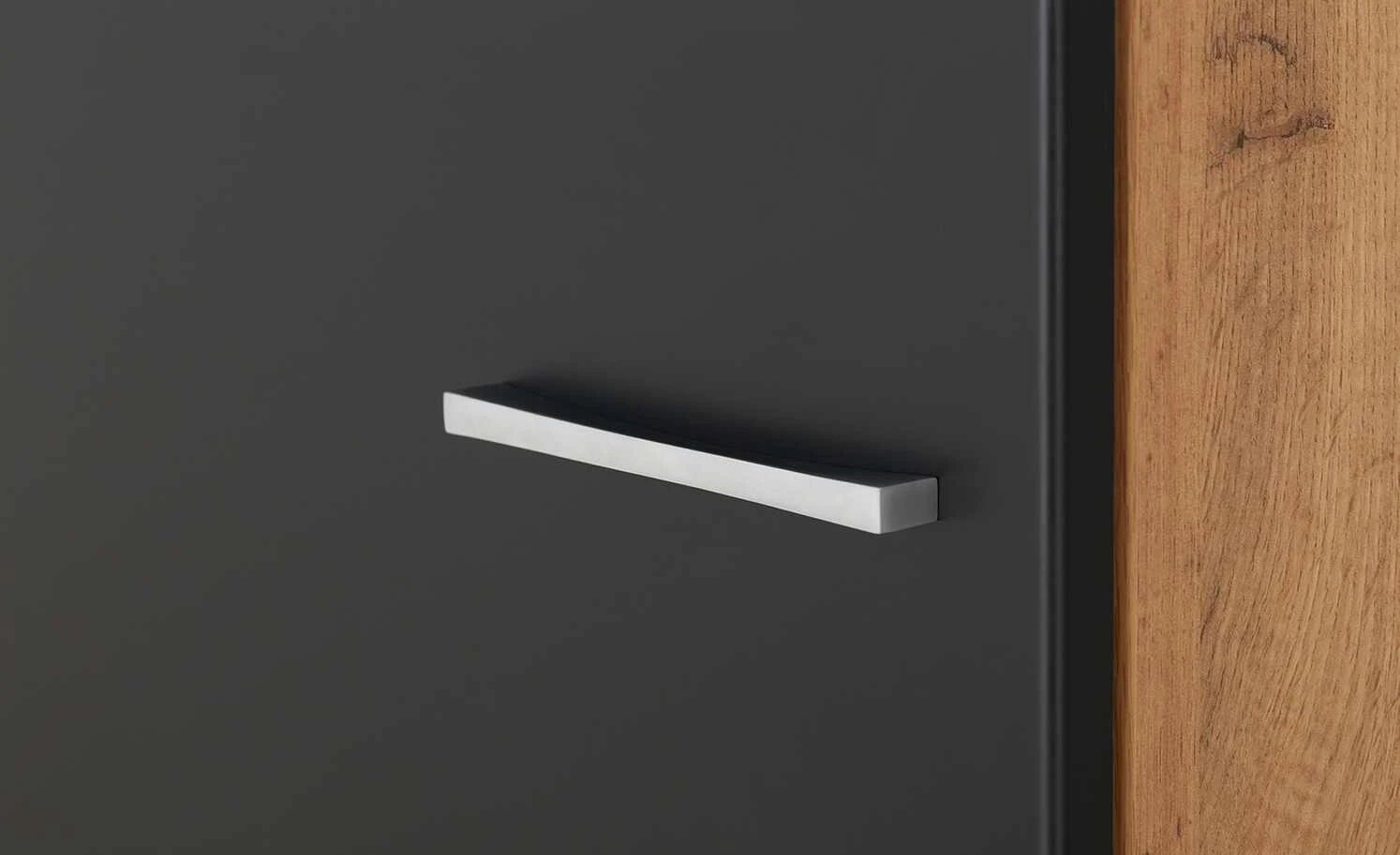 Vitrine Cortina | Schwarz / Eiche Altholz (Nachbildung) 12 Vitrine Cortina | Schwarz / Eiche Altholz (Nachbildung) – Bild 12