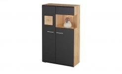 Vitrine Cortina | Schwarz / Eiche Altholz (Nachbildung) 39 Vitrine Cortina | Schwarz / Eiche Altholz (Nachbildung) -Kommode & Sideboards Verkäufe 13207051 17 202206302238
