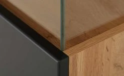 Vitrine Cortina | Schwarz / Eiche Altholz (Nachbildung) 29 Vitrine Cortina | Schwarz / Eiche Altholz (Nachbildung) -Kommode & Sideboards Verkäufe 13207051 7 202206291057