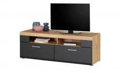 Lowboard groß Cortina | Schwarz / Eiche Altholz (Nachbildung) -Kommode & Sideboards Verkäufe 13207053 5 202207052234
