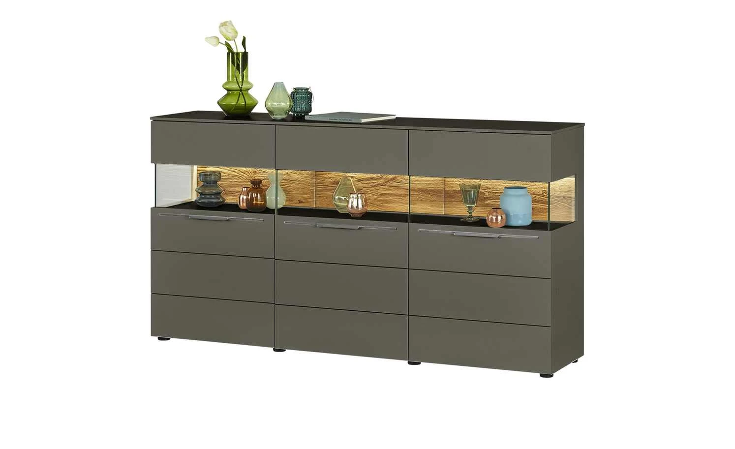 Berger & Rath Sideboard Claro | Londra (Hellgrau) Sichtbare Rückwand: Wildeiche gesandstrahlt 10 Berger & Rath Sideboard Claro | Londra (Hellgrau) Sichtbare Rückwand: Wildeiche gesandstrahlt – Bild 10