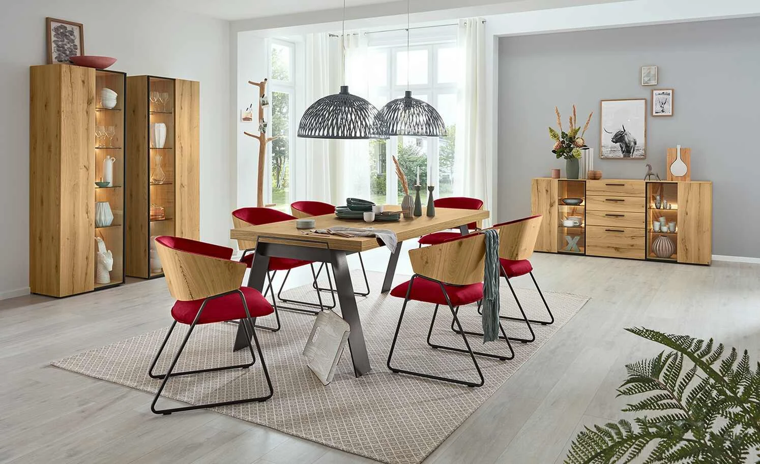 Musterring Vitrine Skaagen | rechts 1 Musterring Vitrine Skaagen | rechts