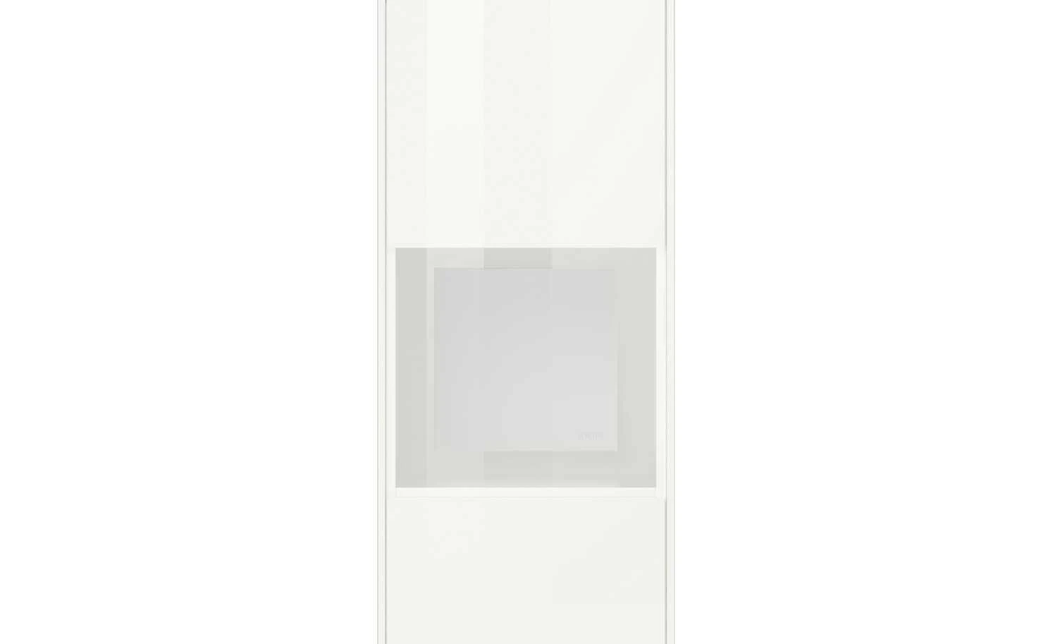JOOP! Vitrine Gloss Cubic | Bianco-Weiß Nein Edelstahl 2 JOOP! Vitrine Gloss Cubic | Bianco-Weiß Nein Edelstahl – Bild 2