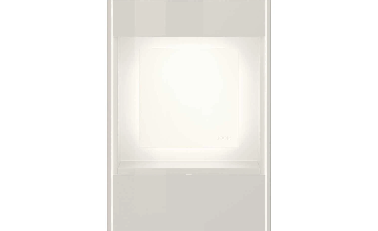 JOOP! Vitrine Gloss Cubic | Kristall-Grau Ja Edelstahl 3 JOOP! Vitrine Gloss Cubic | Kristall-Grau Ja Edelstahl – Bild 3