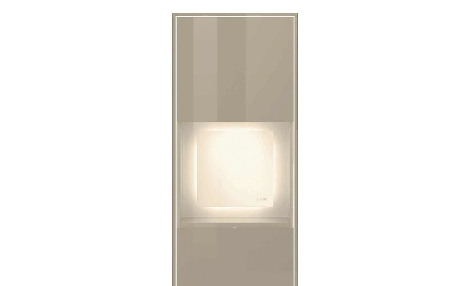 JOOP! Vitrine Gloss Cubic | Cubanit-Grau Ja Schwarz 2 JOOP! Vitrine Gloss Cubic | Cubanit-Grau Ja Schwarz – Bild 2