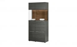 Berger & Rath Vitrine Claro | Anthrazit Sichtbare Rückwand: Wildnussbaum ohne Glaseinlegeböden -Kommode & Sideboards Verkäufe 13231642 10 202108121318