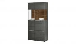 Berger & Rath Vitrine Claro | Anthrazit Sichtbare Rückwand: Wildnussbaum ohne Glaseinlegeböden -Kommode & Sideboards Verkäufe 13231642 7 202108121318