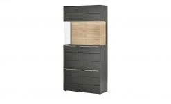 Berger & Rath Vitrine Claro | Anthrazit Sichtbare Rückwand: Natureiche Bianco ohne Glaseinlegeböden -Kommode & Sideboards Verkäufe 13231644 10 202108121318