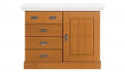 maison bleue Brotschrank Florian | bernsteinfarben / Weiß -Kommode & Sideboards Verkäufe 13231819 4 202108131411