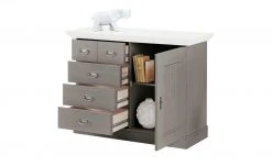 maison bleue Brotschrank Florian | Grau / Weiß -Kommode & Sideboards Verkäufe 13231821 6 202108131411