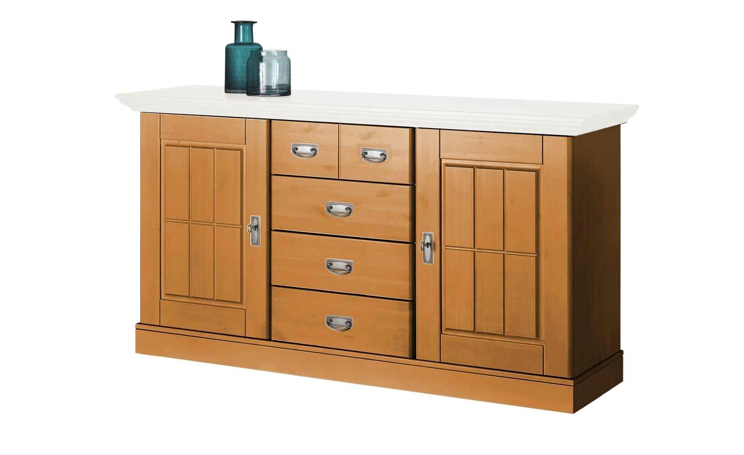 maison bleue Sideboard Florian | bernsteinfarben / Weiß 7 maison bleue Sideboard Florian | bernsteinfarben / Weiß – Bild 7