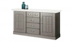 maison bleue Sideboard Florian | Grau / Weiß -Kommode & Sideboards Verkäufe 13231829 6 202108131411