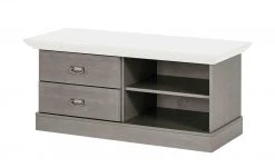 maison bleue Lowboard Florian | Grau / Weiß