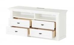 maison bleue TV-Element Petit Chalet | 119|cm Weiß / Weiß -Kommode & Sideboards Verkäufe 13232332 4 202206231234