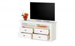 maison bleue TV-Element Petit Chalet | 119|cm VIntage Weiß / Vintage Weiß -Kommode & Sideboards Verkäufe 13232334 8 202206231234