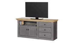 maison bleue TV-Element Petit Chalet | Graphit / Asteiche -Kommode & Sideboards Verkäufe 13232340 4 202206231234