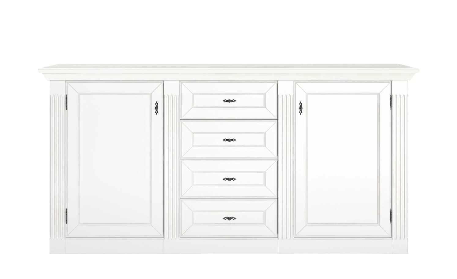 maison bleue Sideboard Petit Chalet | VIntage Weiß / Vintage Weiß 6 maison bleue Sideboard Petit Chalet | VIntage Weiß / Vintage Weiß – Bild 6