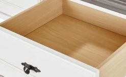 maison bleue Anrichte Petit Chalet | Weiß / Graphit (Grau) mit Flechtkörben -Kommode & Sideboards Verkäufe 13232357 6 202203291236