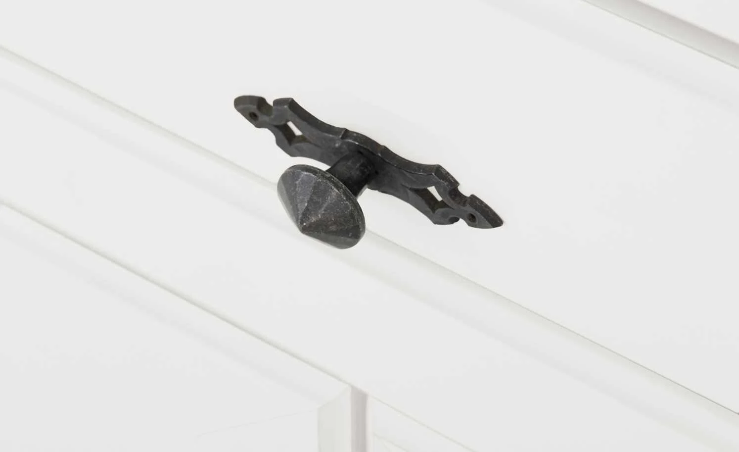 maison bleue Highboard Petit Chalet | Weiß / Graphitgrau mit Glastüren 12 maison bleue Highboard Petit Chalet | Weiß / Graphitgrau mit Glastüren – Bild 12