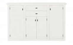 maison bleue Highboard Petit Chalet | Vintage Weiß mit Holztüren -Kommode & Sideboards Verkäufe 13232370 6 202207141250