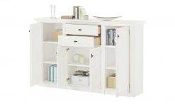 maison bleue Highboard Petit Chalet | Vintage Weiß mit Holztüren -Kommode & Sideboards Verkäufe 13232370 7 202207141250