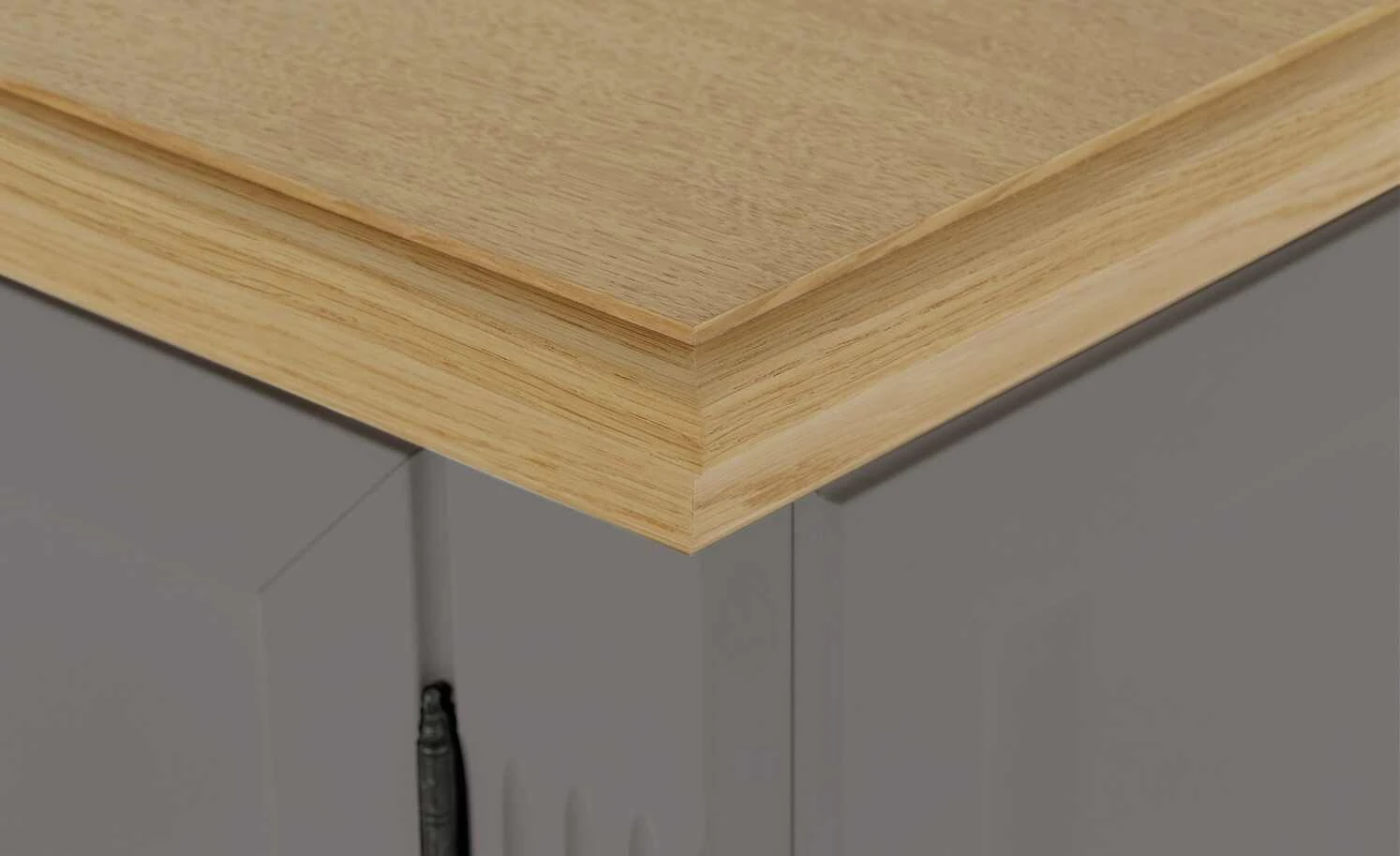 maison bleue Highboard Petit Chalet | Graphitgrau / Asteiche mit Holzboden 13 maison bleue Highboard Petit Chalet | Graphitgrau / Asteiche mit Holzboden – Bild 13