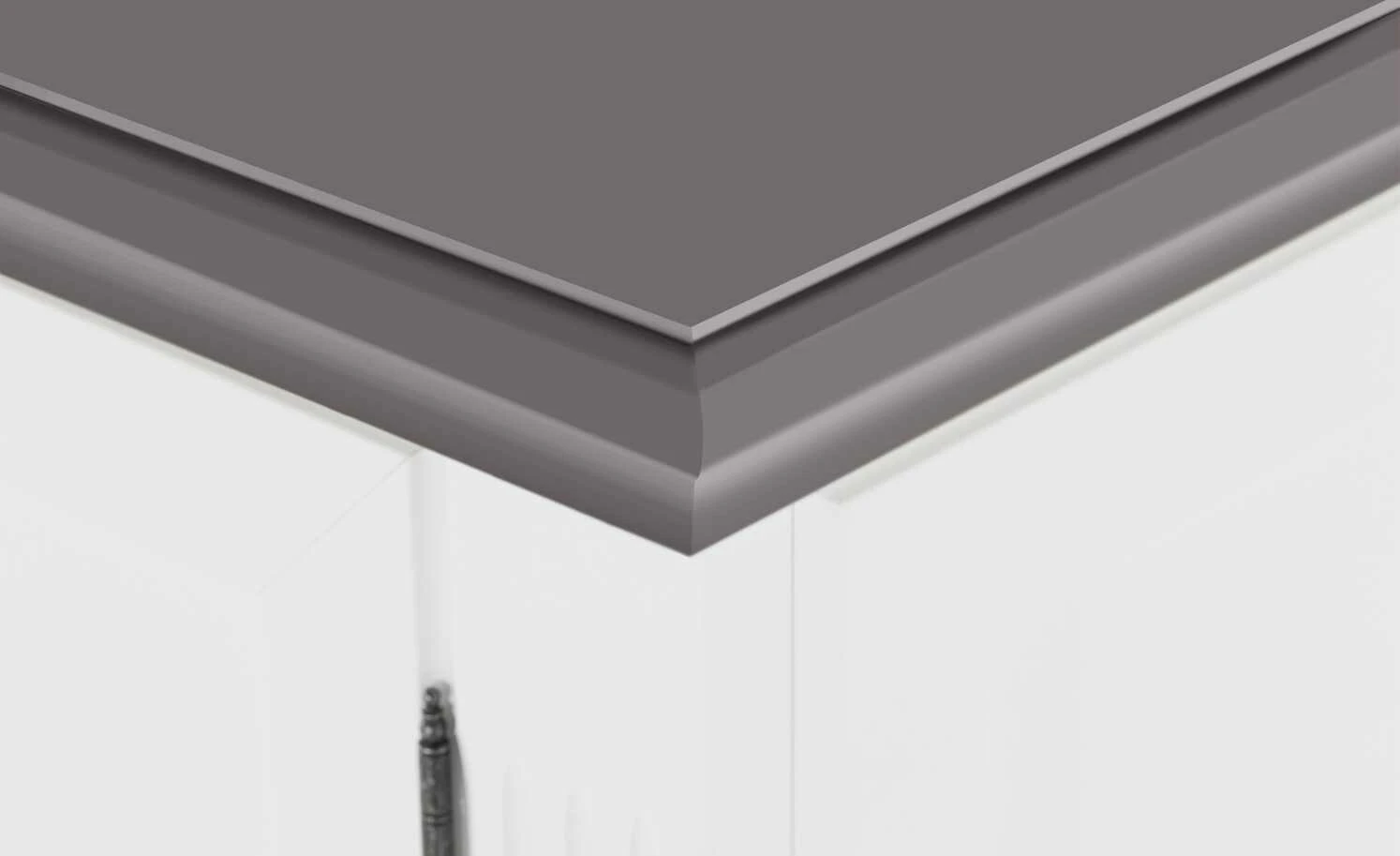 maison bleue Highboard Petit Chalet | Weiß / Graphitgrau mit Holzboden 14 maison bleue Highboard Petit Chalet | Weiß / Graphitgrau mit Holzboden – Bild 14