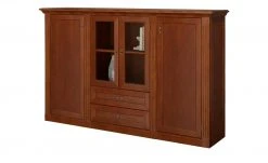 maison bleue Highboard Petit Chalet | Cognac (Braun) antik mit Holzboden