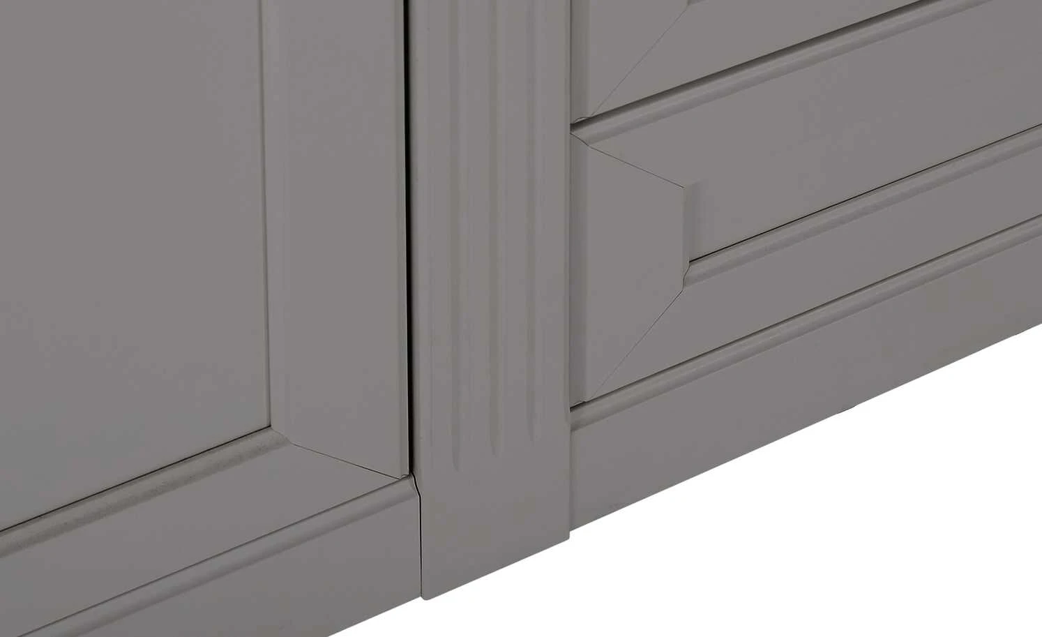 maison bleue Highboard Petit Chalet | Graphitgrau / Asteiche mit Glasboden 10 maison bleue Highboard Petit Chalet | Graphitgrau / Asteiche mit Glasboden – Bild 10