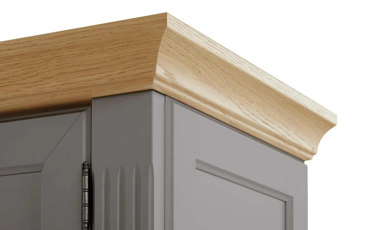 maison bleue Highboard Petit Chalet | Graphitgrau / Asteiche mit Glasboden 9 maison bleue Highboard Petit Chalet | Graphitgrau / Asteiche mit Glasboden – Bild 9