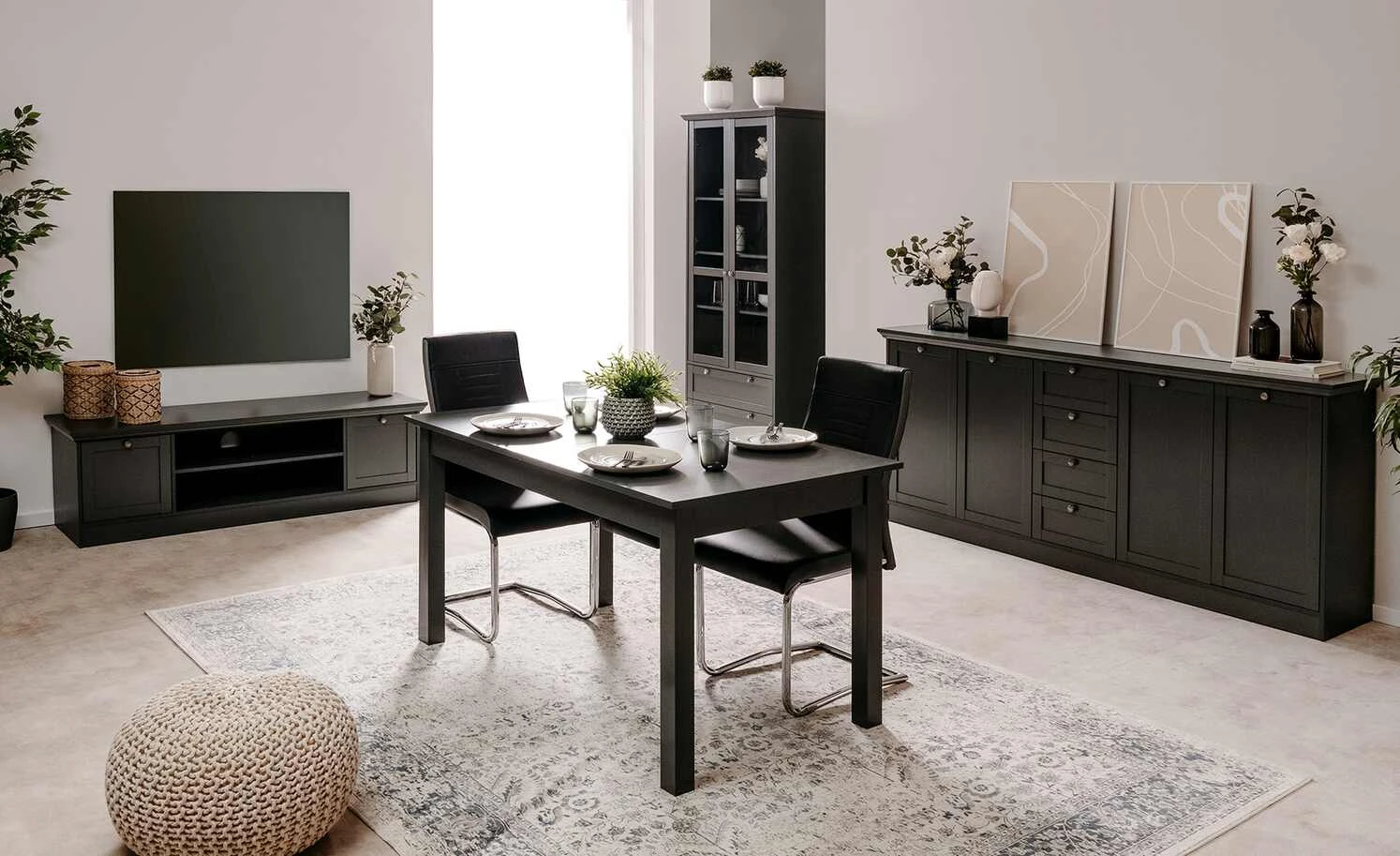 Sideboard Laurito | Anthrazit 2 Sideboard Laurito | Anthrazit – Bild 2