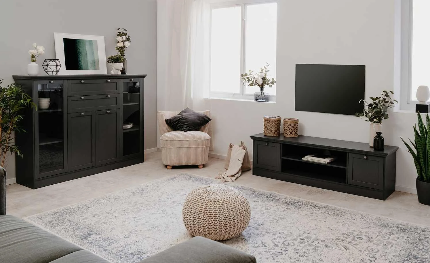 Sideboard Laurito | Anthrazit 3 Sideboard Laurito | Anthrazit – Bild 3