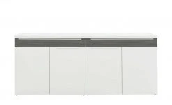 now! by hülsta Sideboard now! touch | Reinweiß / Samteiche Grau (Nachbildung) -Kommode & Sideboards Verkäufe 13232761 4 202203222233