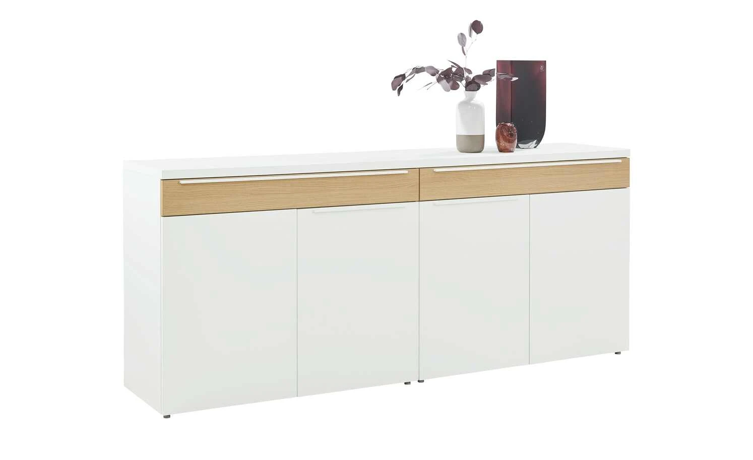 now! by hülsta Sideboard now! touch | Reinweiß / Samteiche Natur (Nachbildung) 3 now! by hülsta Sideboard now! touch | Reinweiß / Samteiche Natur (Nachbildung) – Bild 3